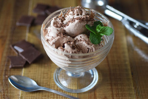 receta helado de chocolate casero